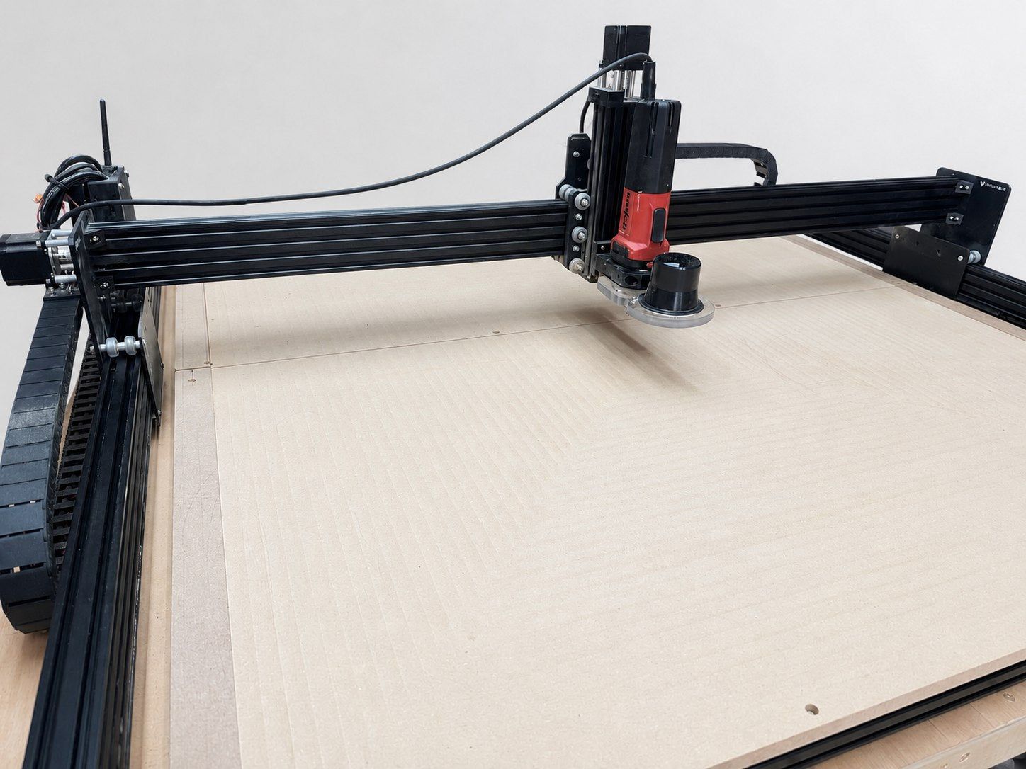Wood to Spec CNC router in the Hertfordshire workshop